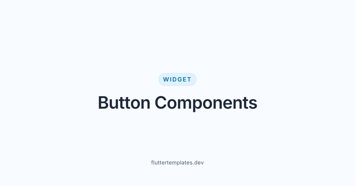 Flutter Button Components — Flutter Templates