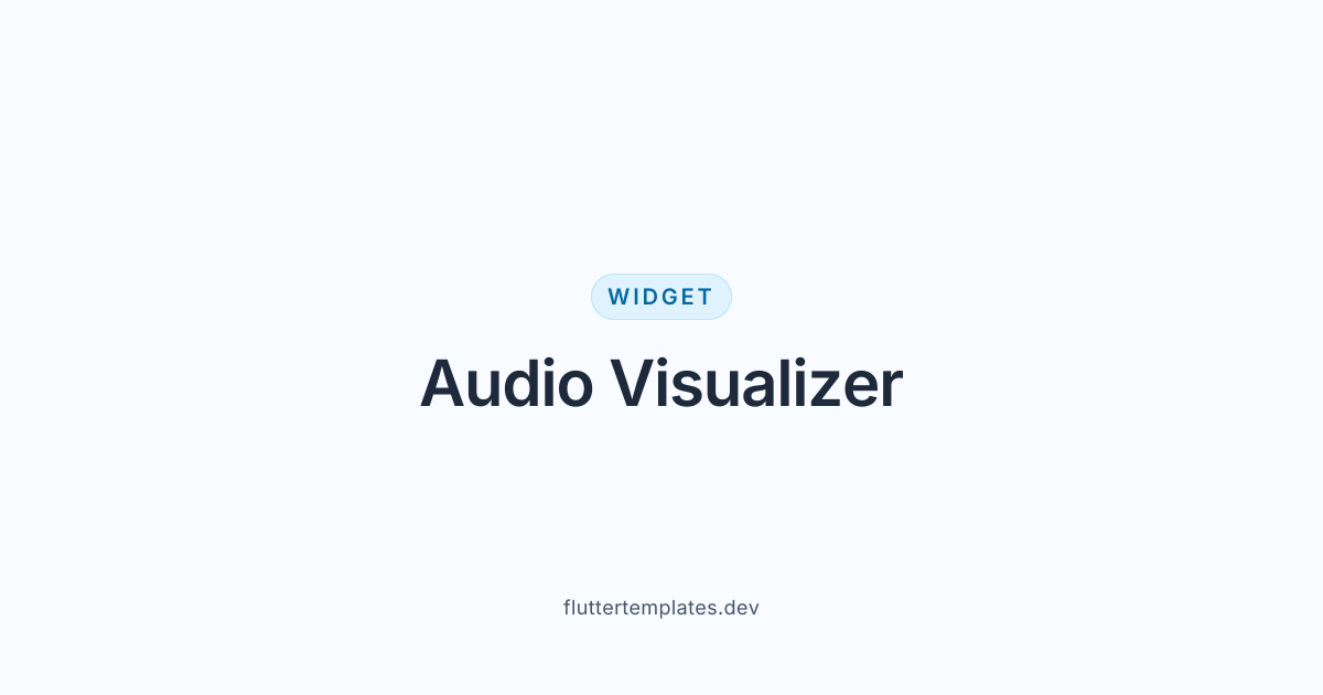 Audio Visualizer